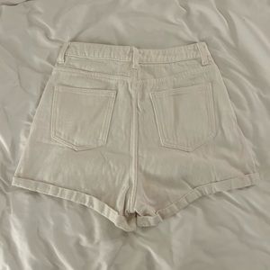 White denim Jean shorts